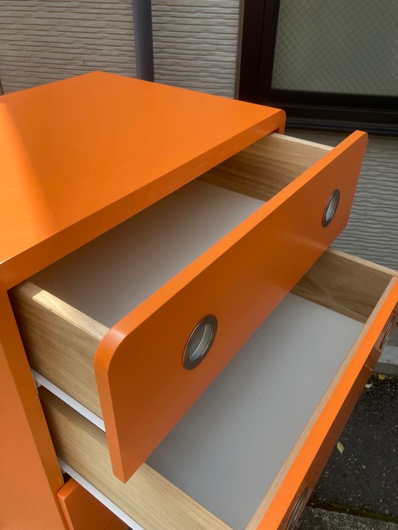 LEGNATEC　レグナテック　6段　ハイチェスト　タンス　ベビーレトロポップ