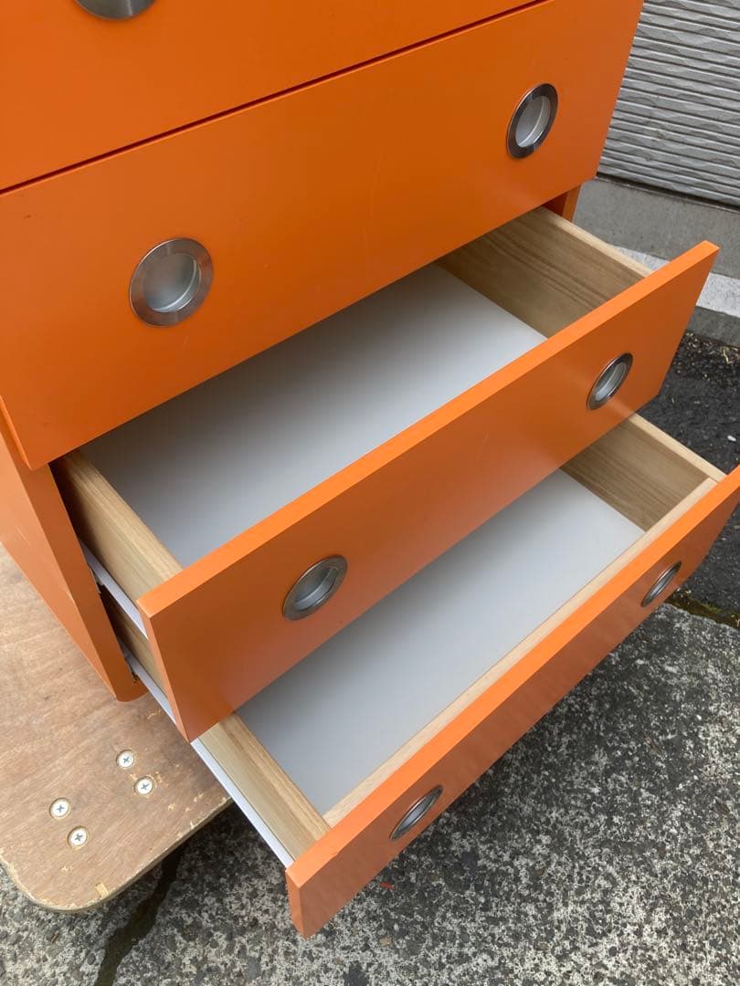 LEGNATEC　レグナテック　6段　ハイチェスト　タンス　ベビーレトロポップ