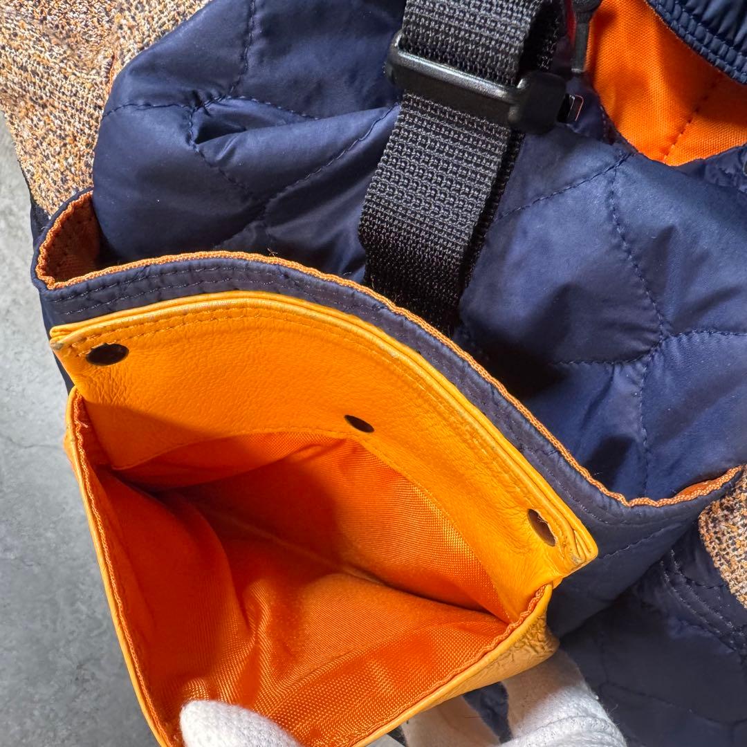 希少 Porter x Carven リュック キルティング ネイビー