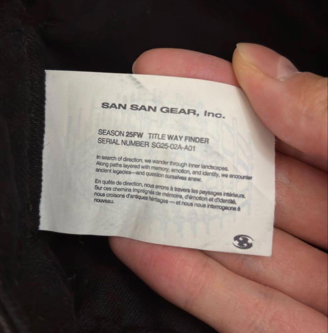 パンツ sansangear cotton wave pants 25aw