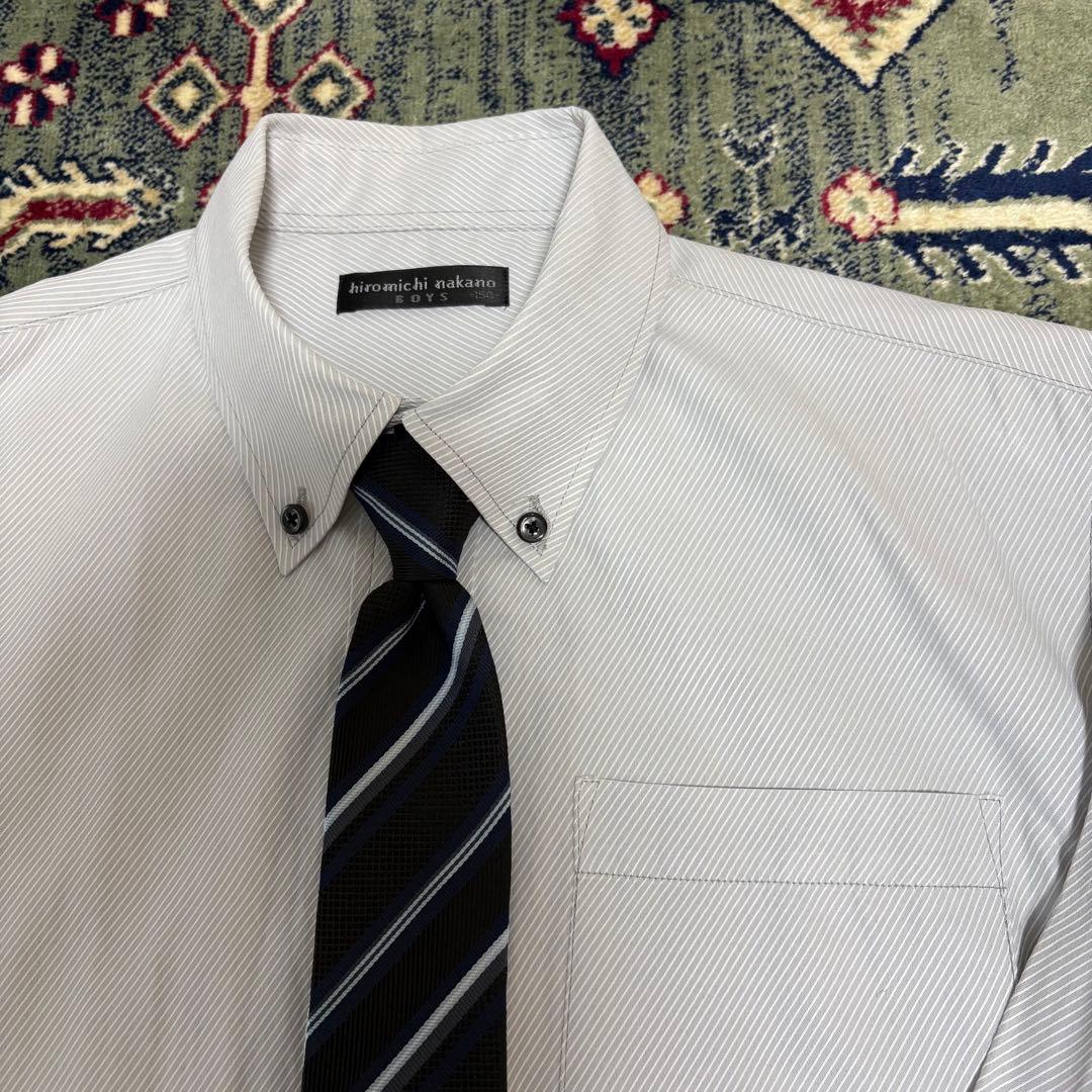 【美品】キッズフォーマル スーツ 150 卒業式 男の子 ネイビー チェック