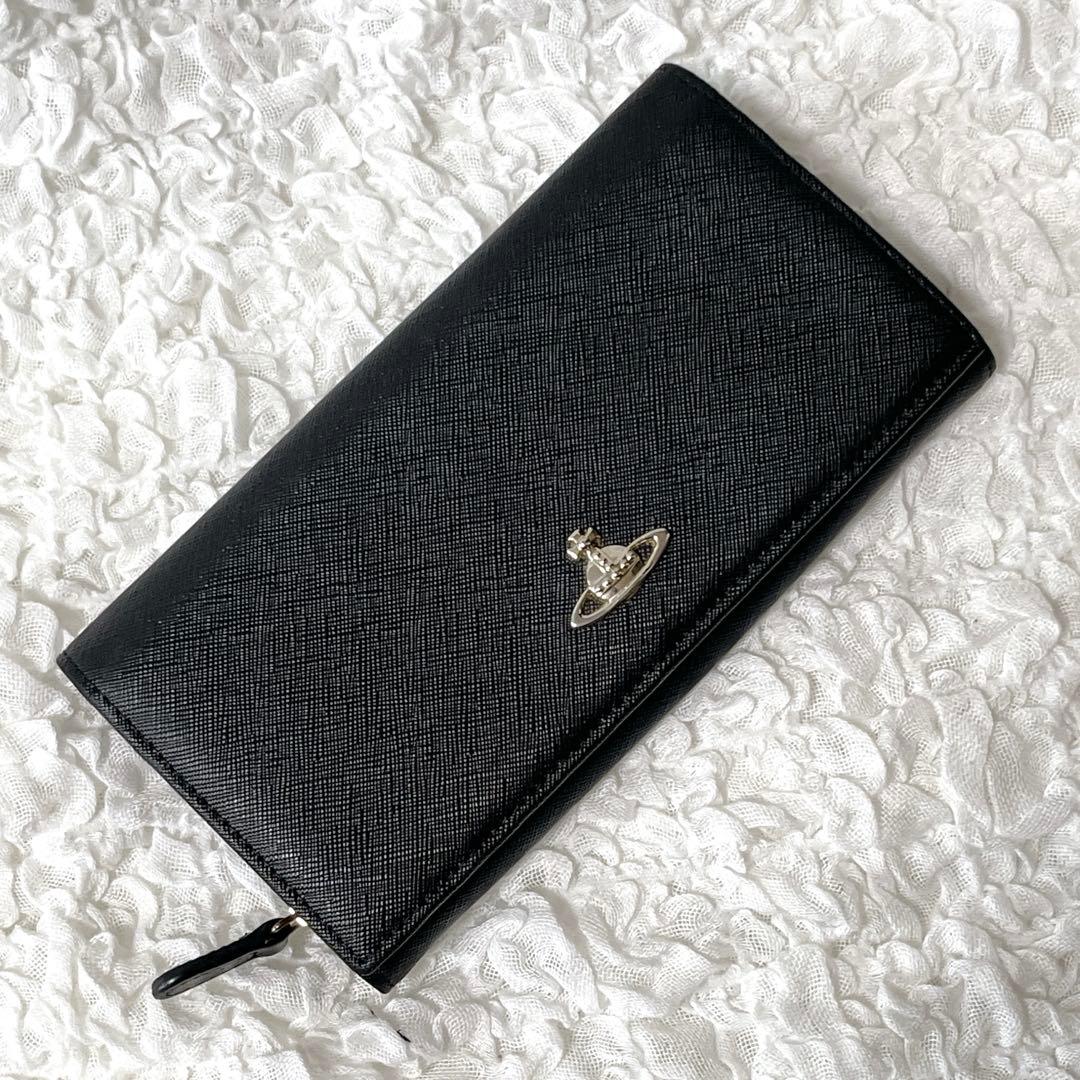 極美品✨Vivienne Westwood 長財布 二つ折り　定番　レザー