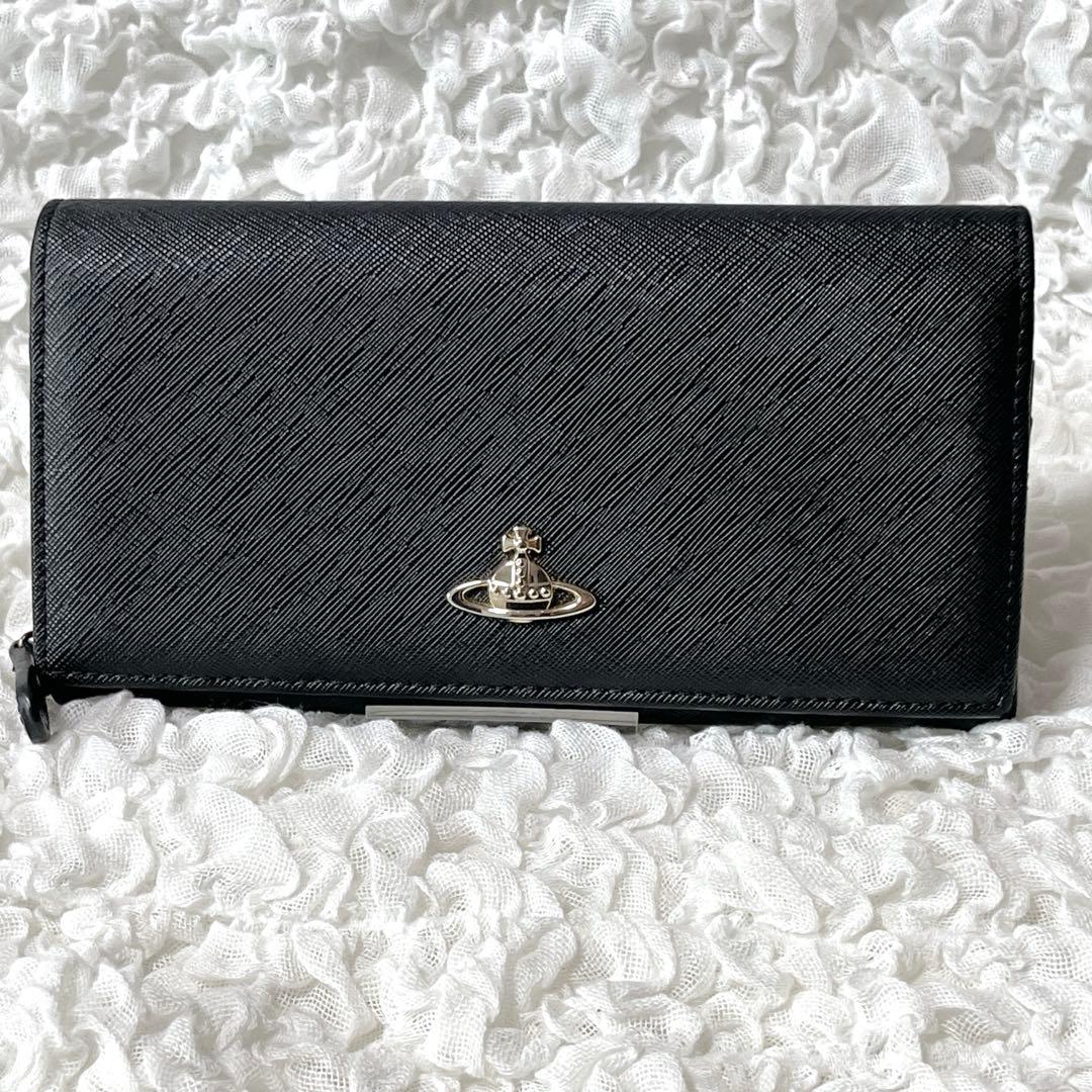 極美品✨Vivienne Westwood 長財布 二つ折り　定番　レザー