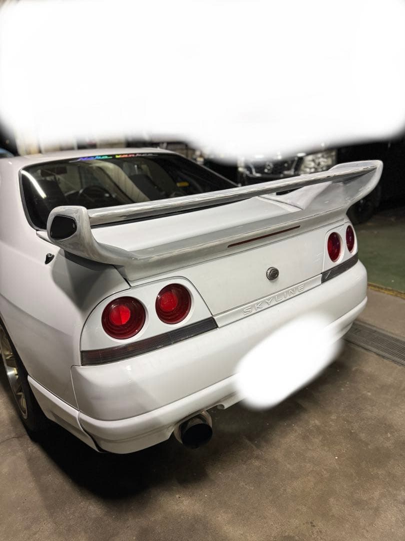 ま*！様 R33 スカイライン クーペ用 社外大型ウイング
