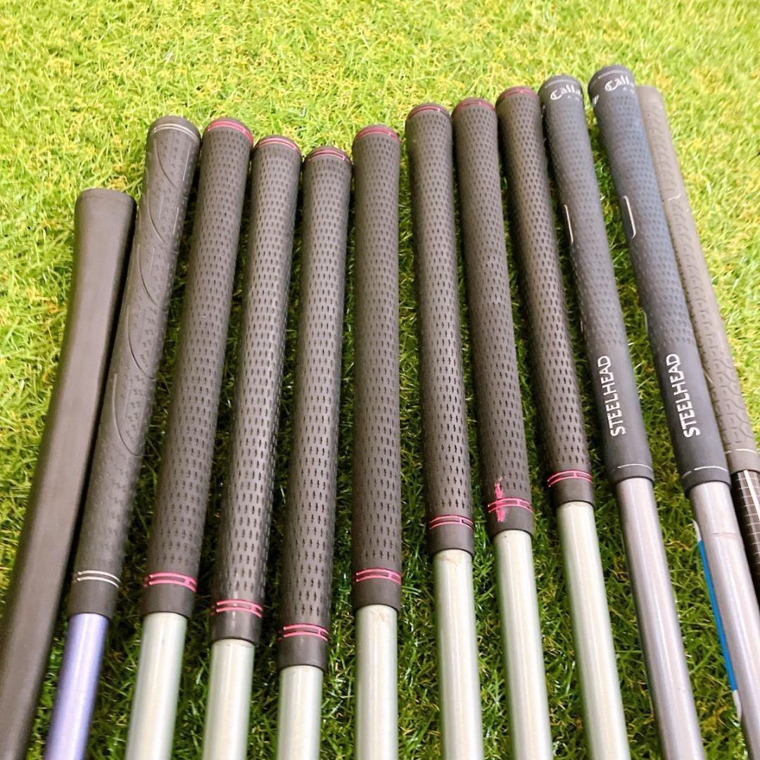 キャロウェイ 初心者向け レディースゴルフセット 豪華12本 右 L ソレイル