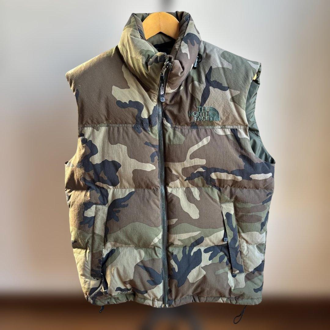 THE NORTH FACE カモフラージュ ダウンベスト