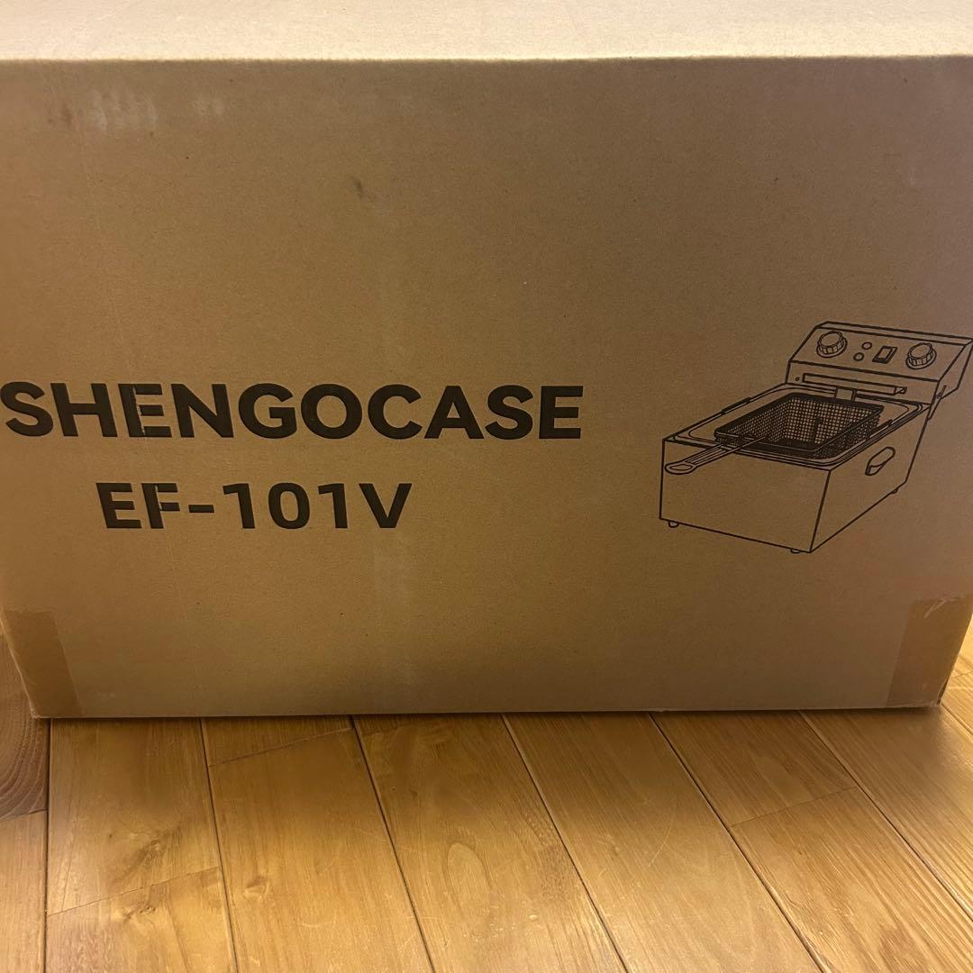 大人気❣️ 電気フライヤー 10L 卓上フライヤー 揚げ物器 ミニフライヤー