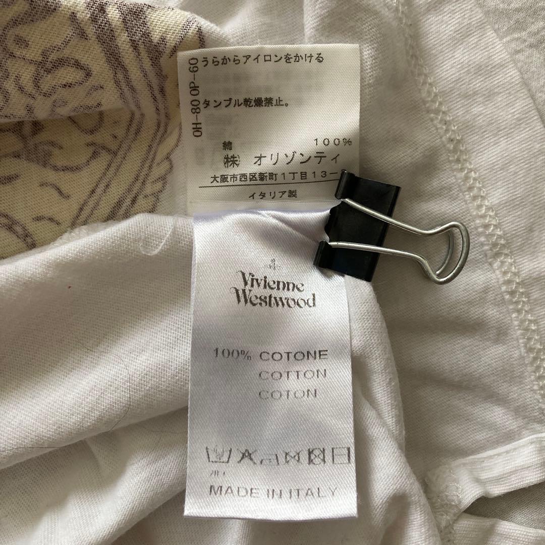 極希少　ヴィヴィアンウエストウッド　Tシャツ　パフスリーブ　天使プリント　S　白