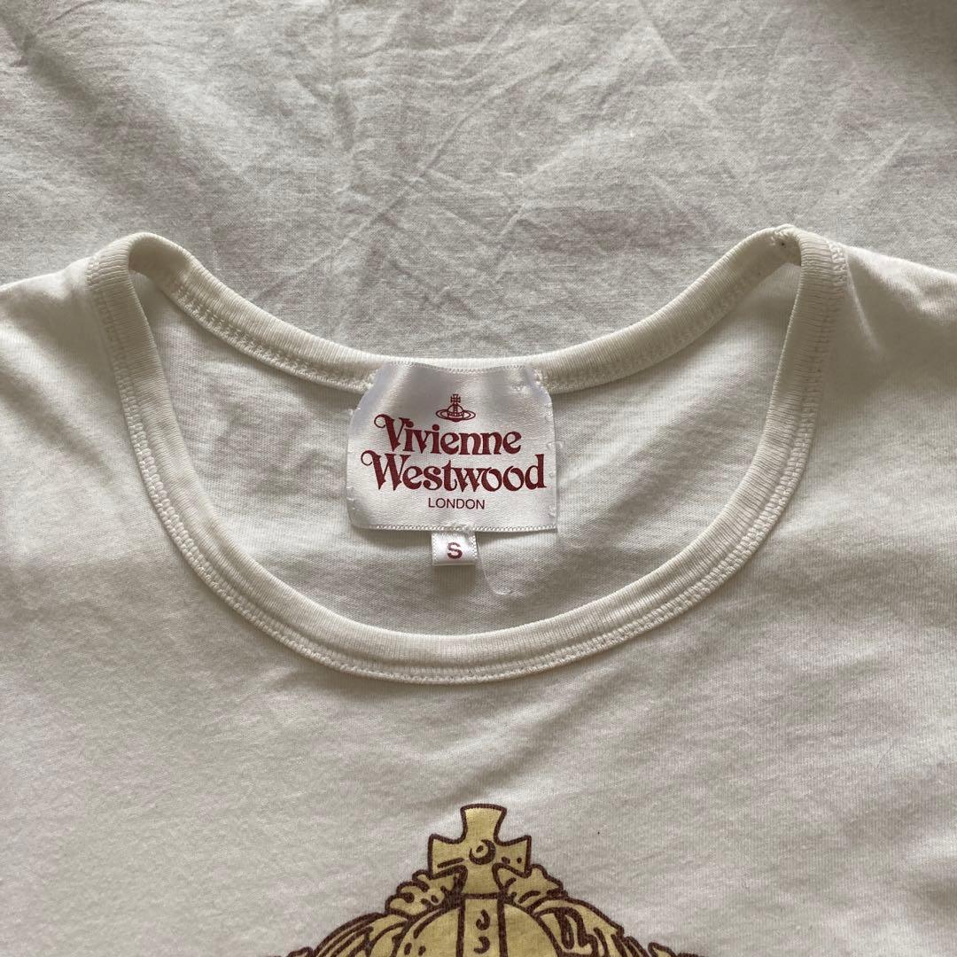 極希少　ヴィヴィアンウエストウッド　Tシャツ　パフスリーブ　天使プリント　S　白