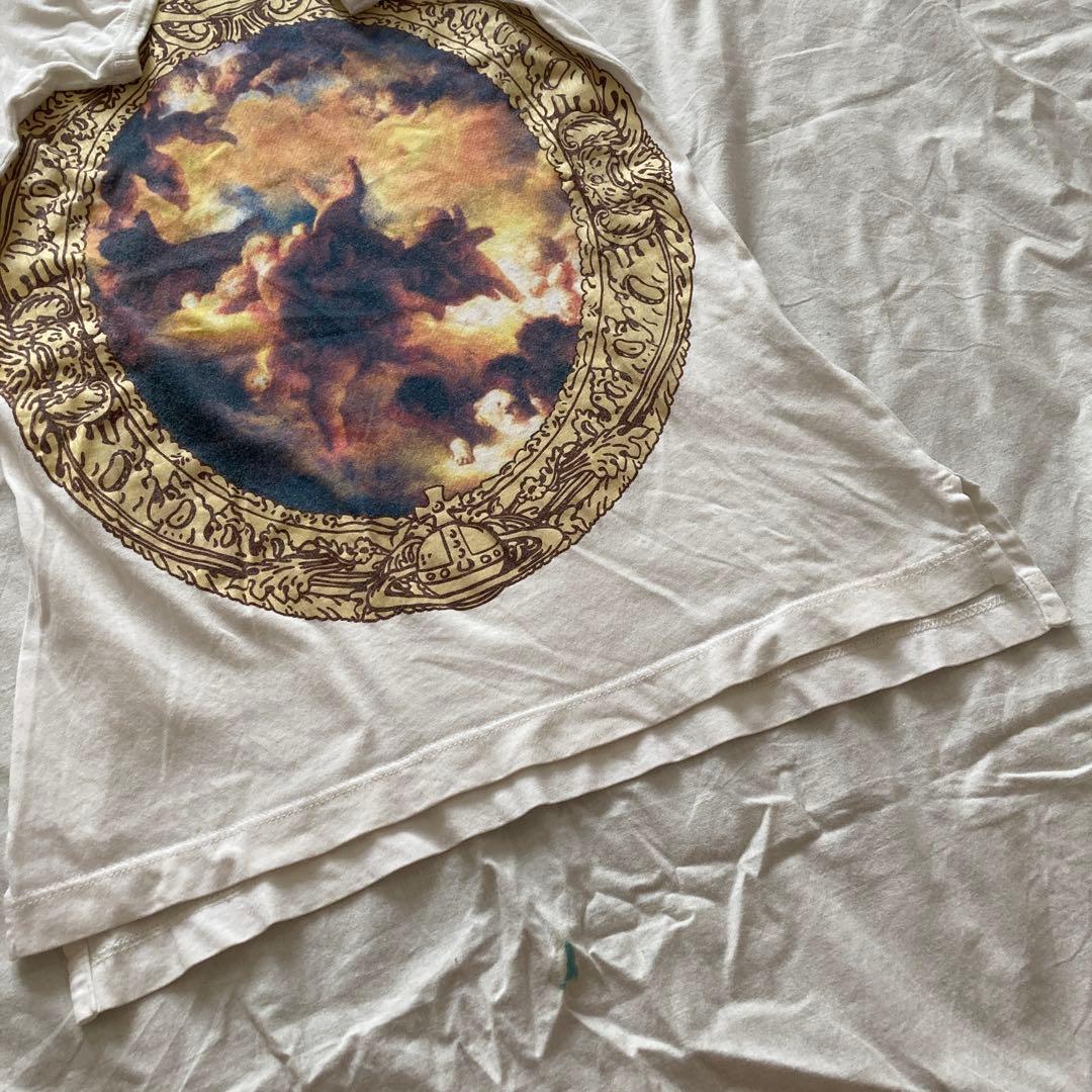 極希少　ヴィヴィアンウエストウッド　Tシャツ　パフスリーブ　天使プリント　S　白