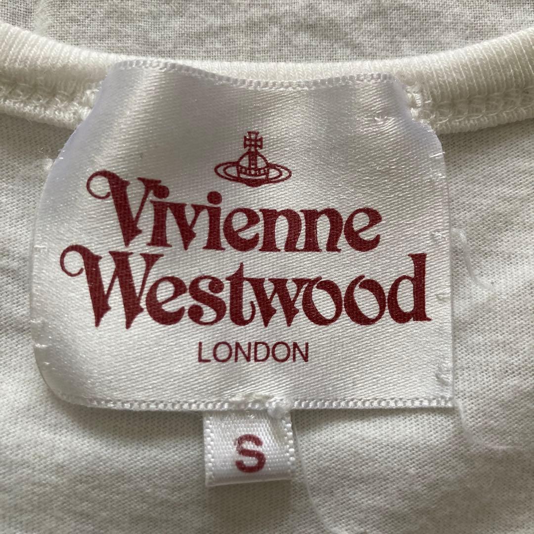 極希少　ヴィヴィアンウエストウッド　Tシャツ　パフスリーブ　天使プリント　S　白
