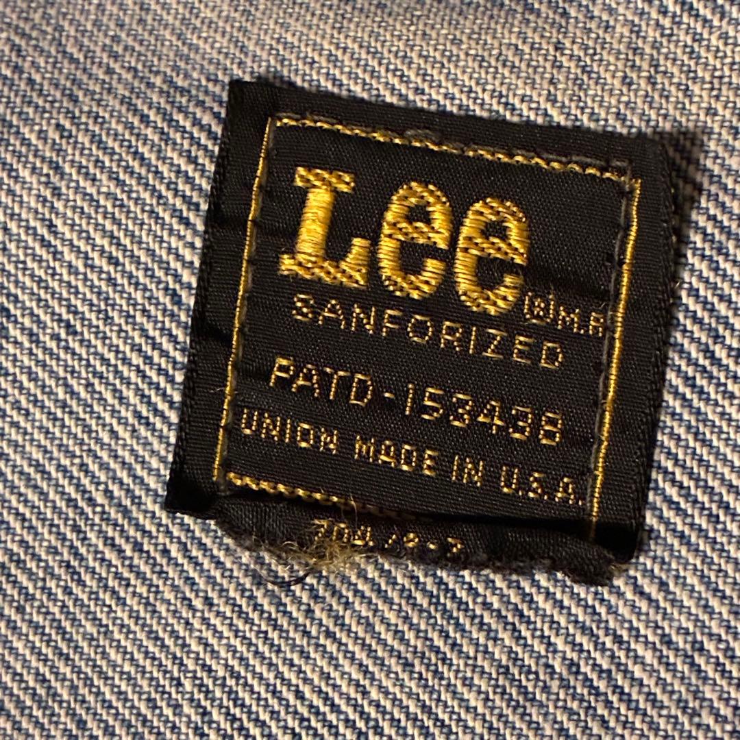 希少大きめサイズ 70s Lee PATD 153438 101J リーバイス