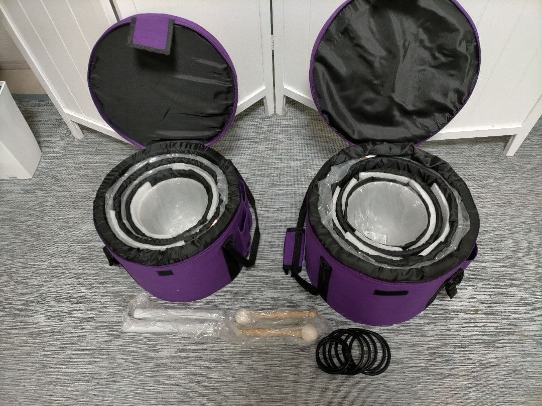 【ミニイ様・専用】クリスタルボウル 7チャクラセット（モデル③） ケース付き