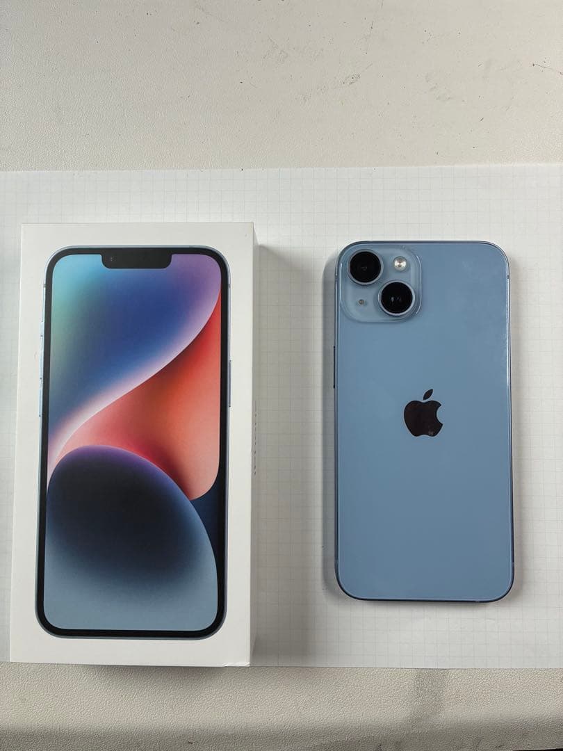 Apple iPhone 14 ブルー 256GB 84%