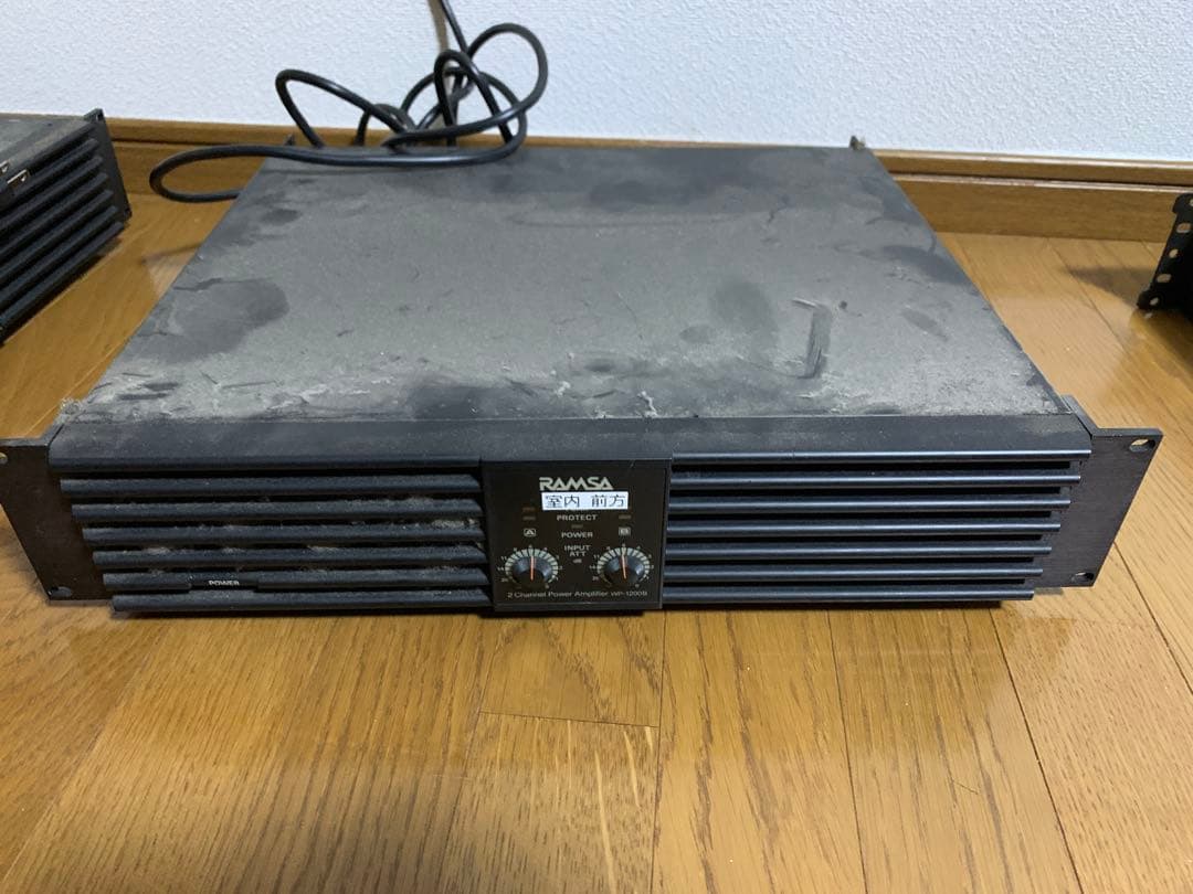 2　動作確認済み　WP-1200B　Panasonic RAMSA　パワーアンプ