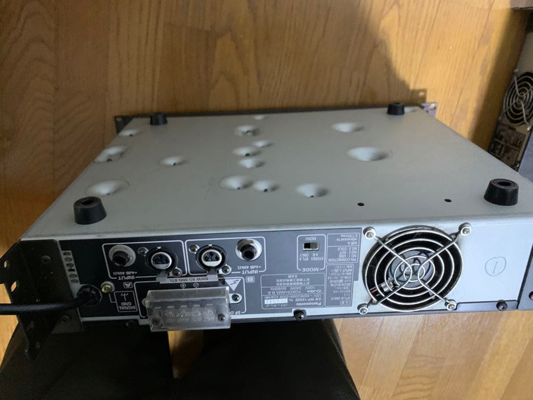 2　動作確認済み　WP-1200B　Panasonic RAMSA　パワーアンプ