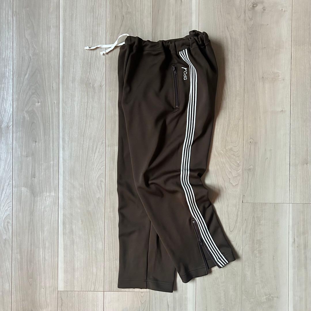 希少＊ローブドシャンブル コムデギャルソン 茶色 トラックパンツ M 4本線