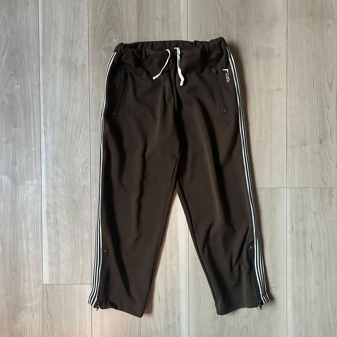 希少＊ローブドシャンブル コムデギャルソン 茶色 トラックパンツ M 4本線