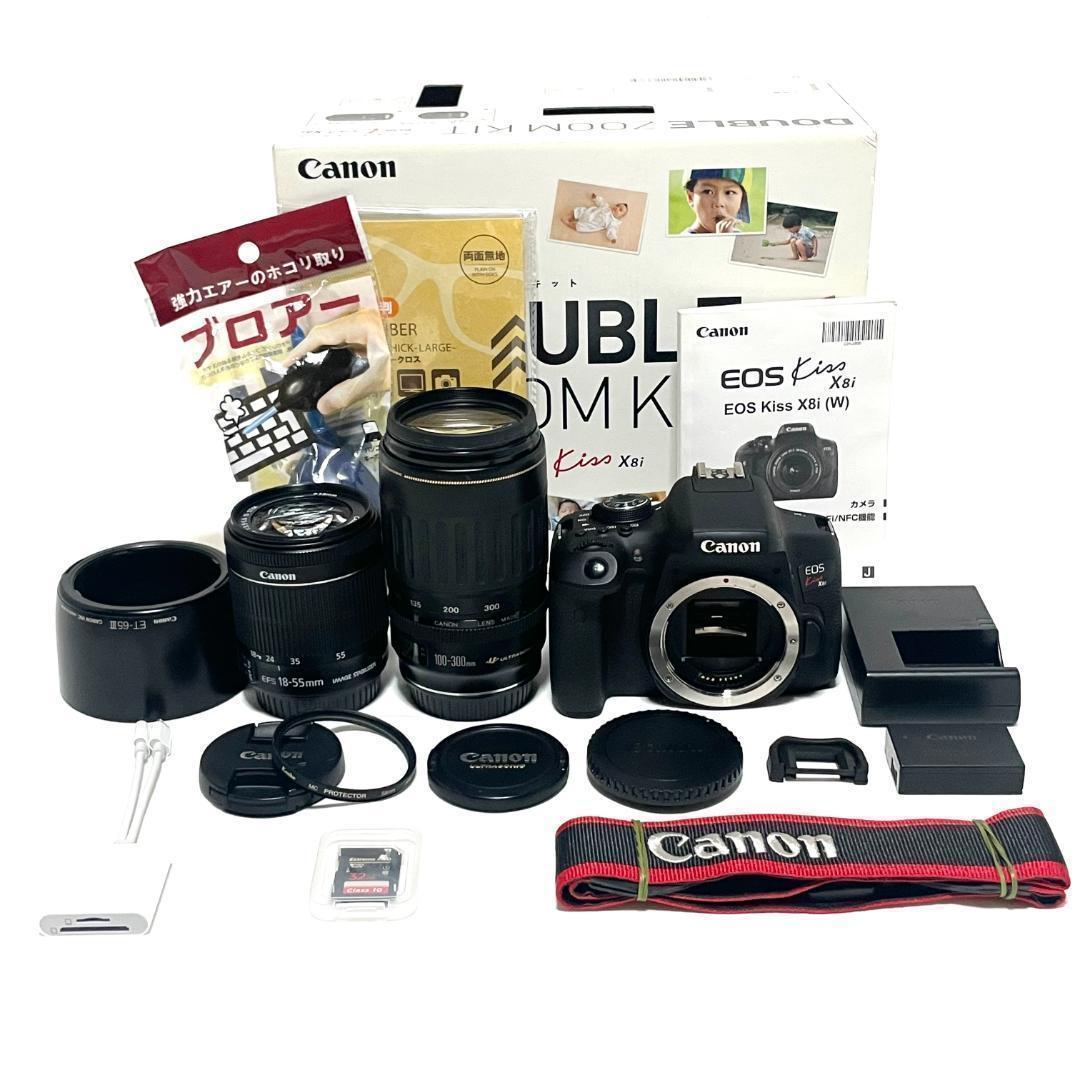 動く被写体を捉える❣️ Canon EOS Kiss X8i Wズームレンズ