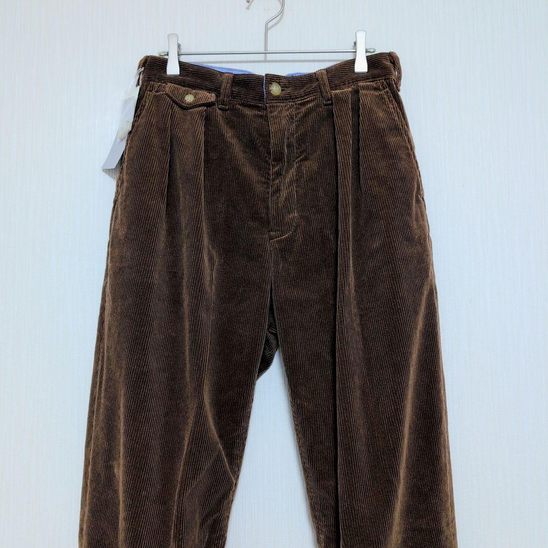 【新品】BEAMS PLUS 百名品 2プリーツ テーパード コーデュロイ S