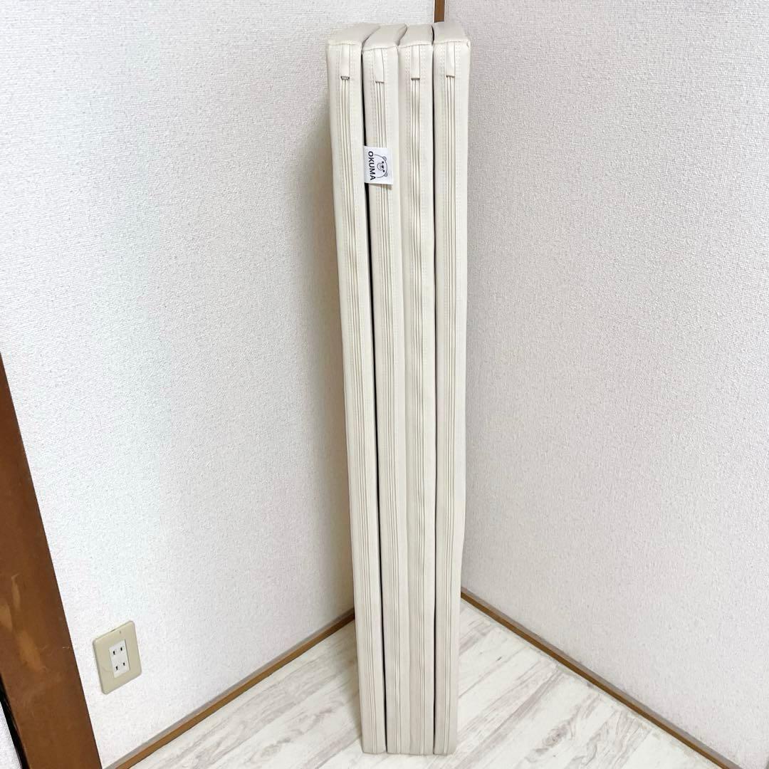 極美品 OKUMA シームレスプレイマット 160×120 オールベージュ