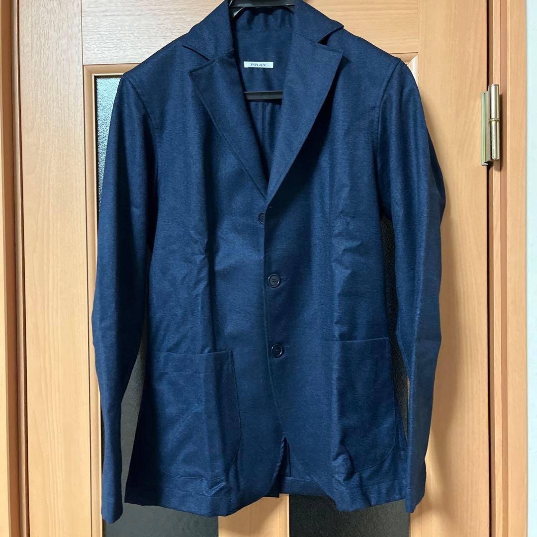 FRAY フライ 紺無地 ネイビー ジャケット NVY