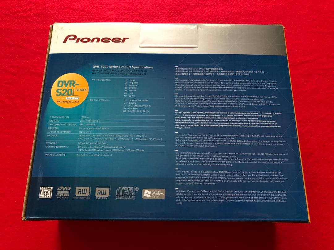 内蔵型光学ドライブ PIONEER DVR-S20LBK