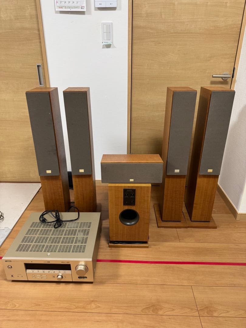 【引き取り限定】YAMAHA DSP-AX457 ONKYO スピーカーセット