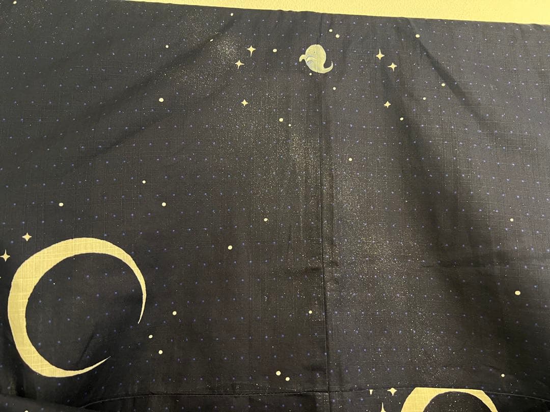 浴衣　蝙蝠　お化け　夜空　フリーサイズ　桜柄小紋セット