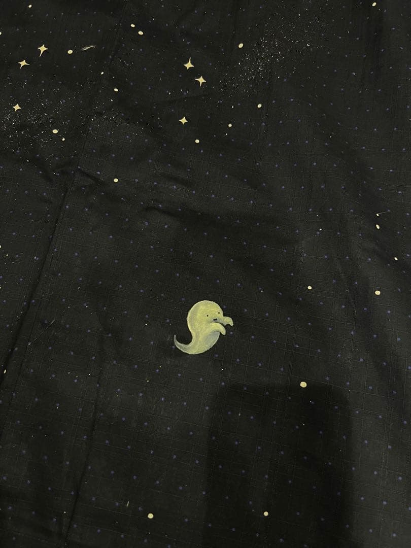 浴衣　蝙蝠　お化け　夜空　フリーサイズ　桜柄小紋セット