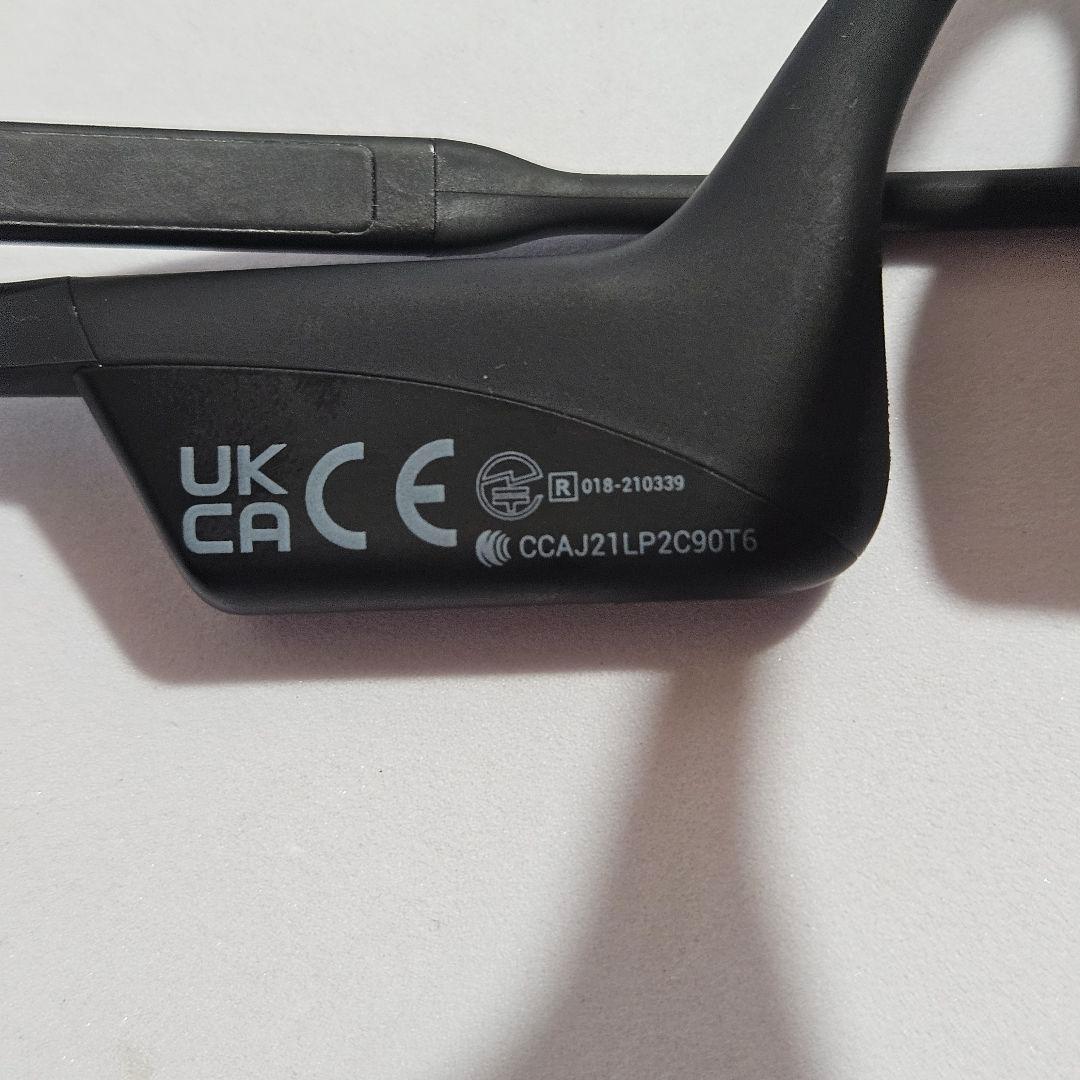 Shokz OpenComm 骨伝導ヘッドセット C102 ブラック 動作確認済