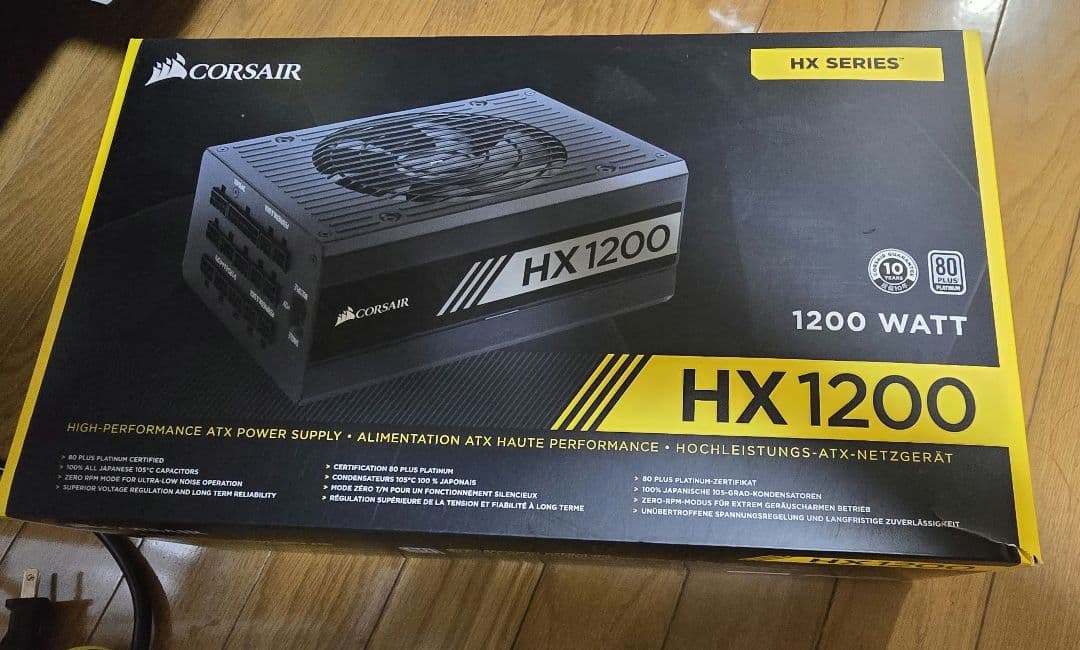 Corsair HX1200 1200W ATX電源ユニット