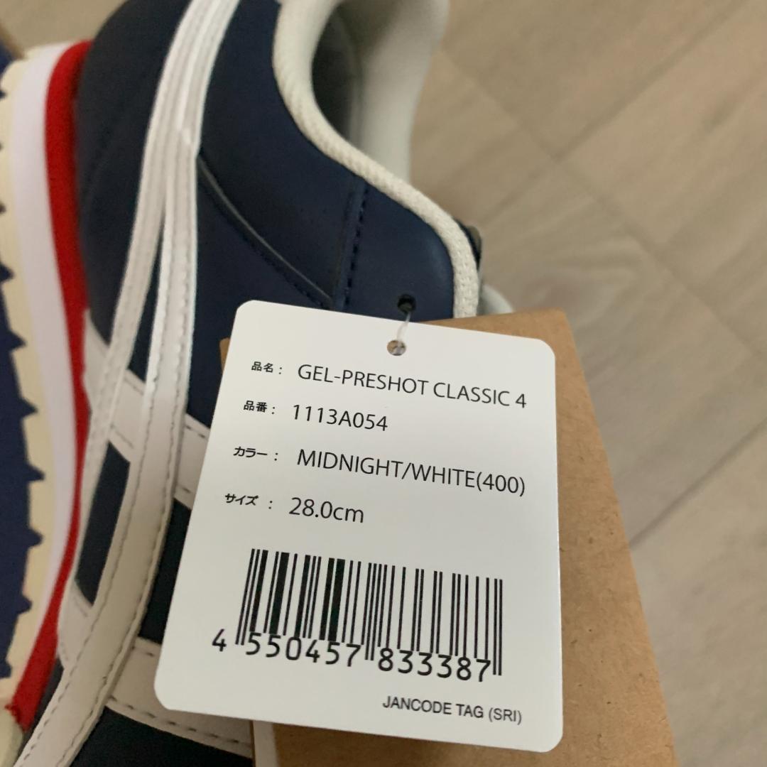 新品未使用 28.0 アシックス asics ゲルプレショット クラシック4