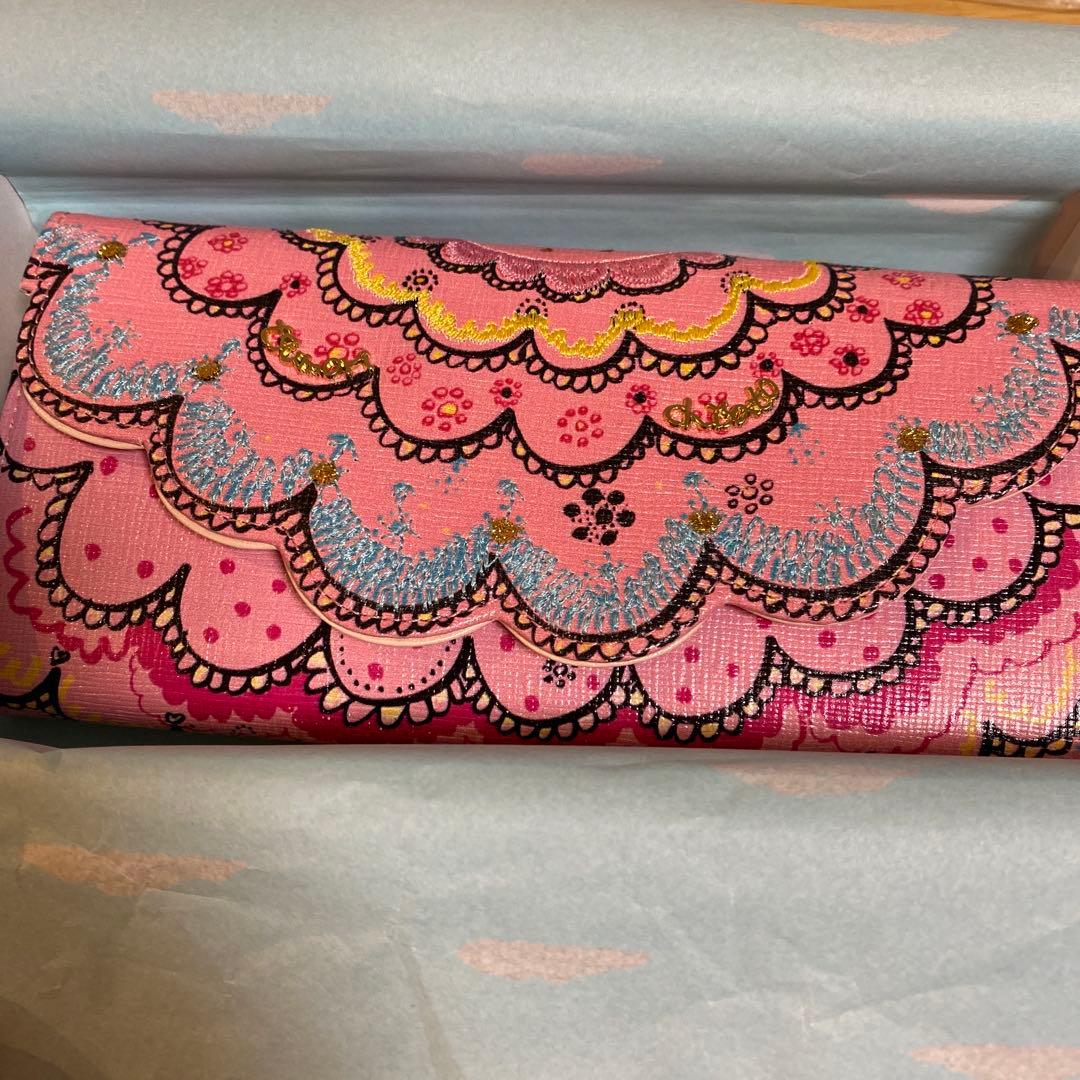 ゆうりtsumori chisato 長財布 ピンク