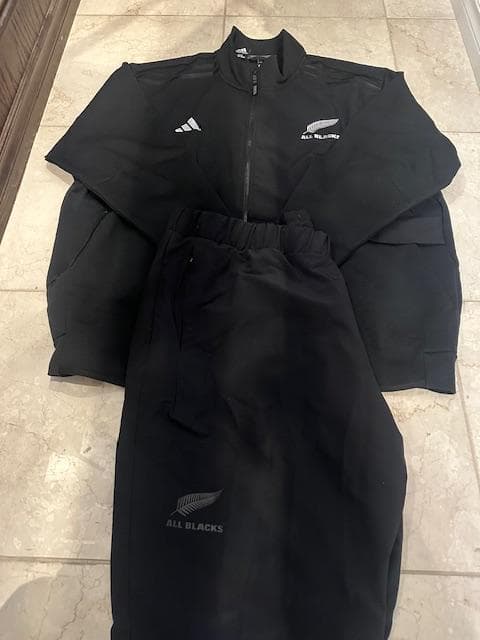 ●新品 3XL アディダス オールブラックス ジャージ上下セット●