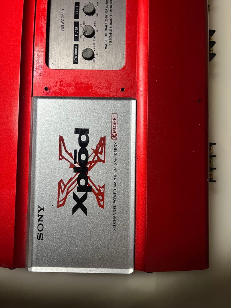 SONY パワーアンプ　Xplod XM-405EQX