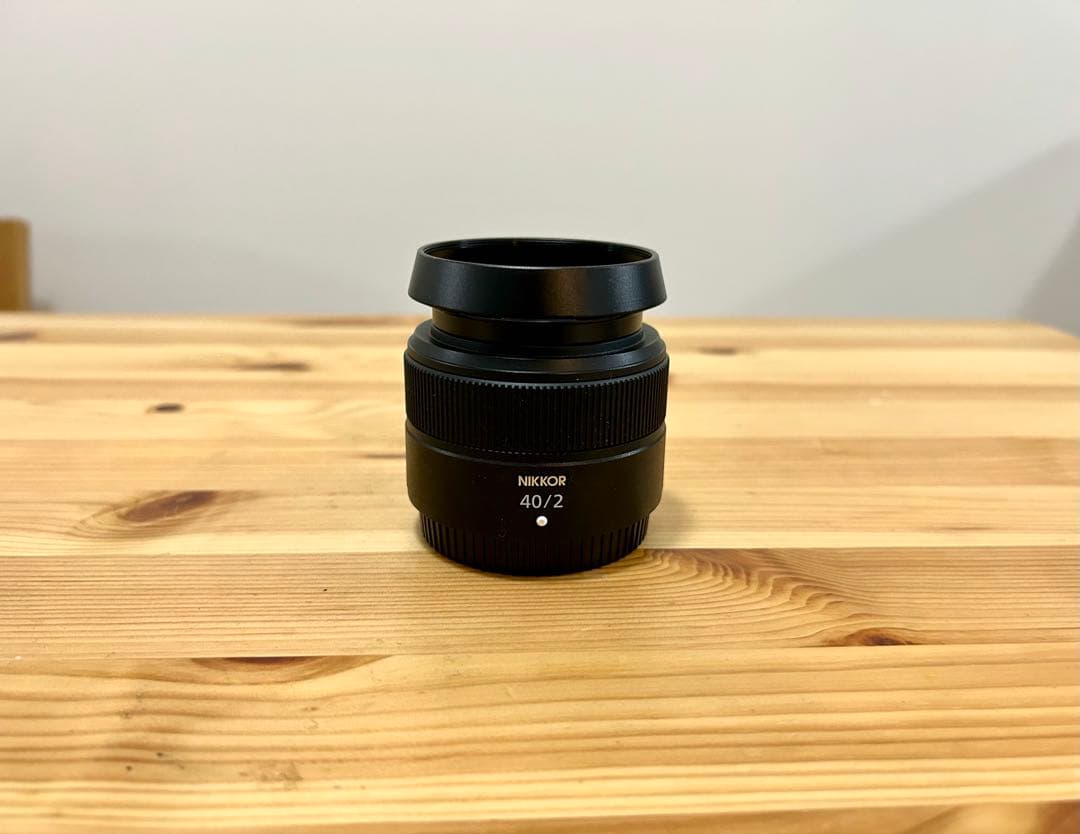 NIKKOR Z 40mm F2 Nikon 保護フィルター、レンズフード付