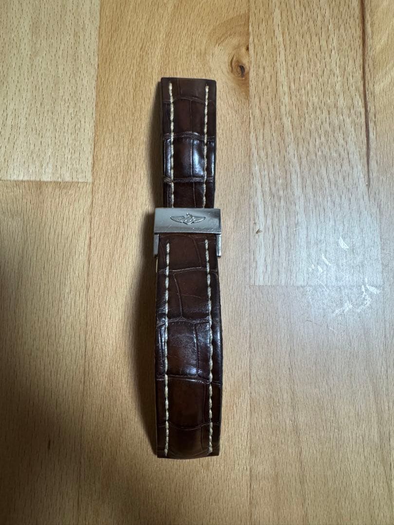 BREITLING ブラウンレザーベルト