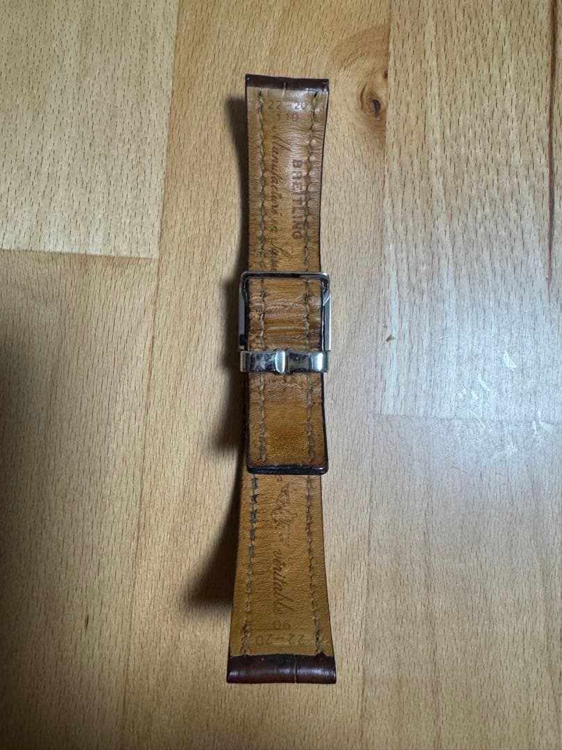BREITLING ブラウンレザーベルト