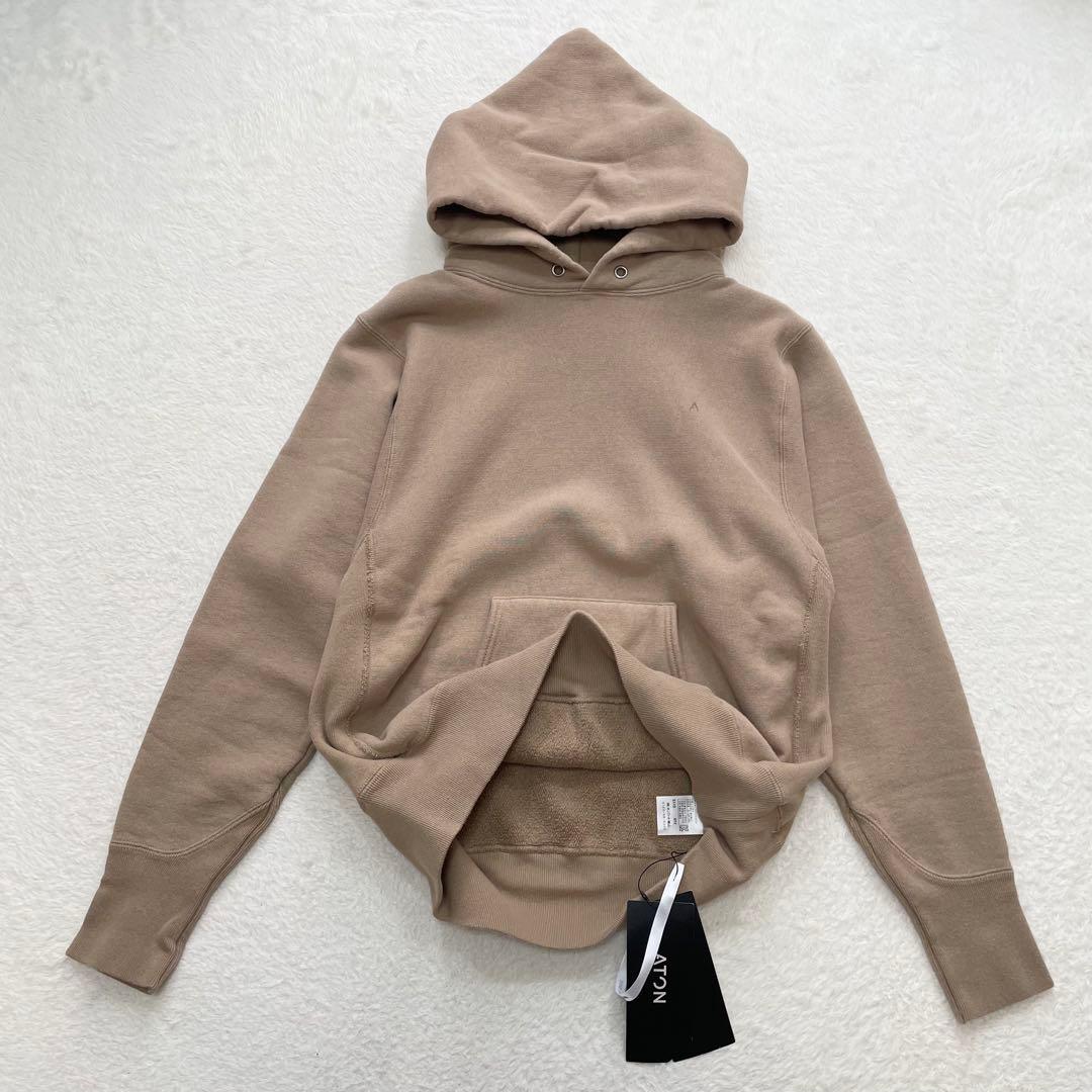 【新品未使用】エイトン　ナチュラルダイ裏毛フーディー　パーカー　日本製（9927