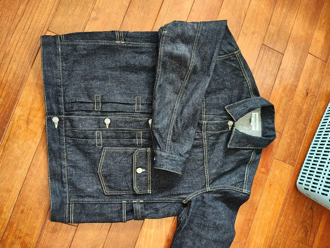 sassafras ササフラス　ガーデナージャケット　インディゴ