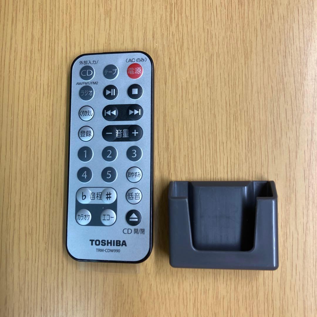 TOSHIBA CDラジオ Wカセット TY-CDW990 2020年製