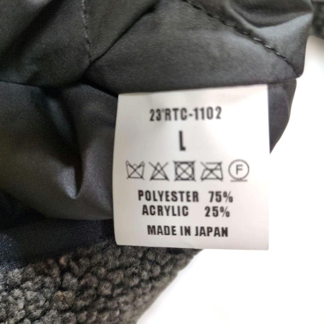 ↓RATS CREW NECK FLEECE CHARCOAL L タグ付未使用