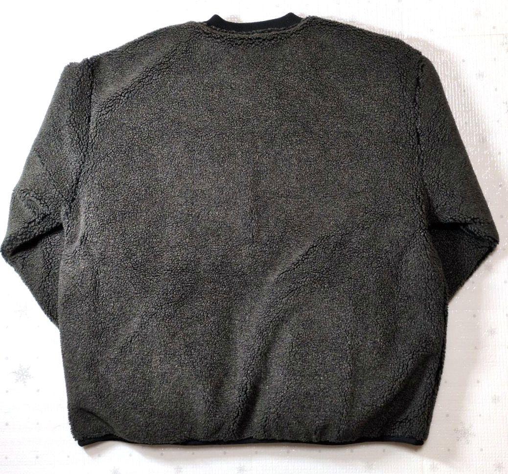 ↓RATS CREW NECK FLEECE CHARCOAL L タグ付未使用