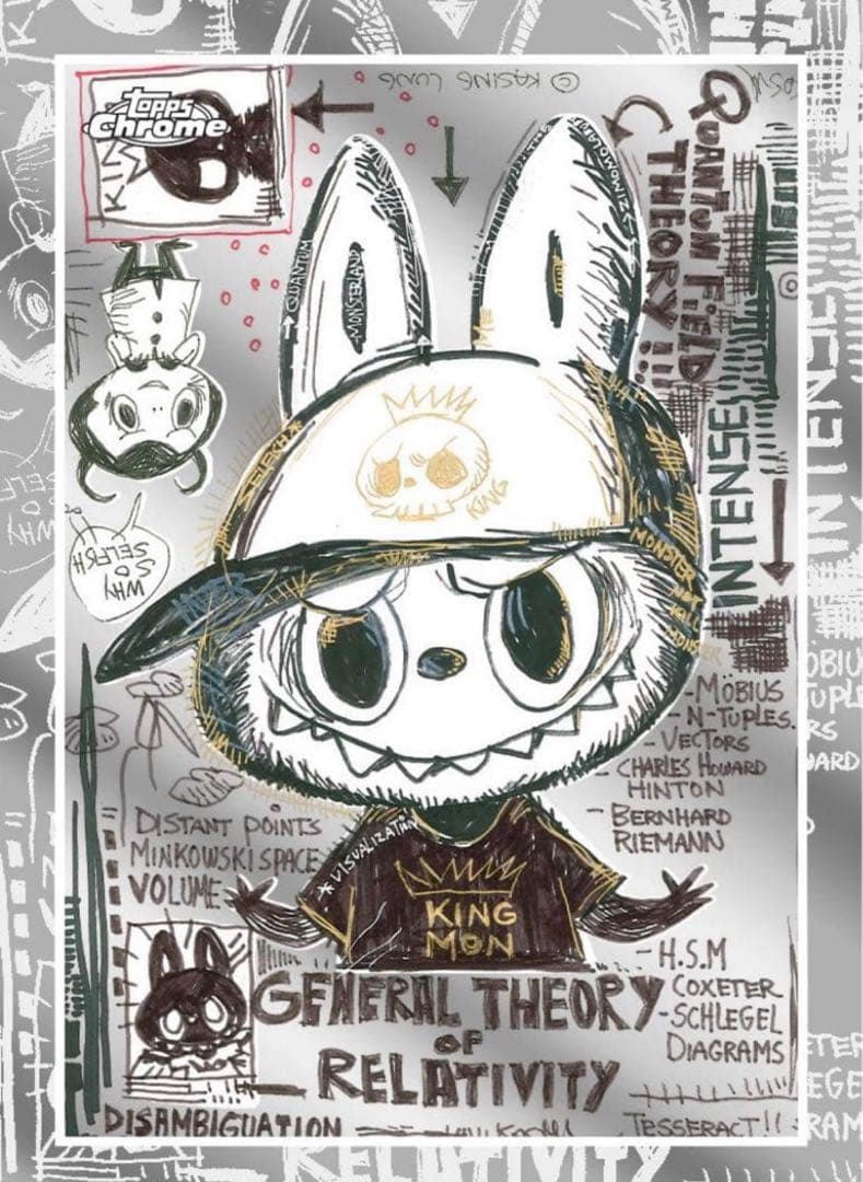 その他 2025 Topps Chrome Labubu 1box