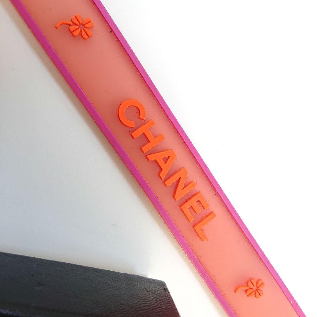 入手困難 CHANEL ラバー ロゴ バングル クローバー 刻印有