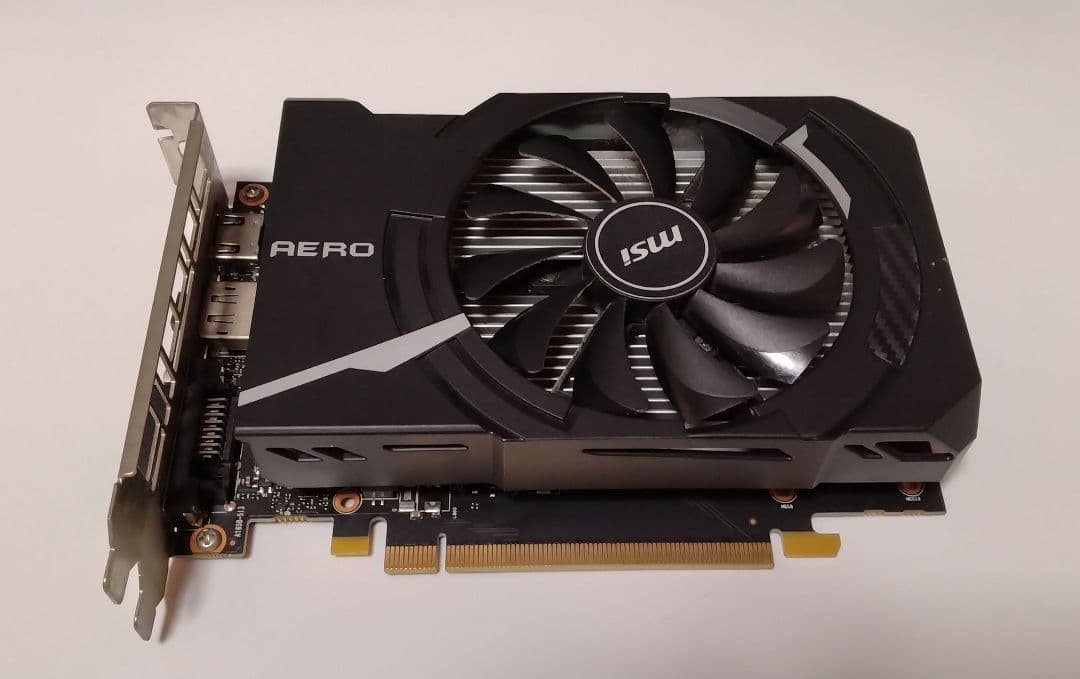 MSI AERO ITX GeForce GTX 1650 OC 動作確認済み