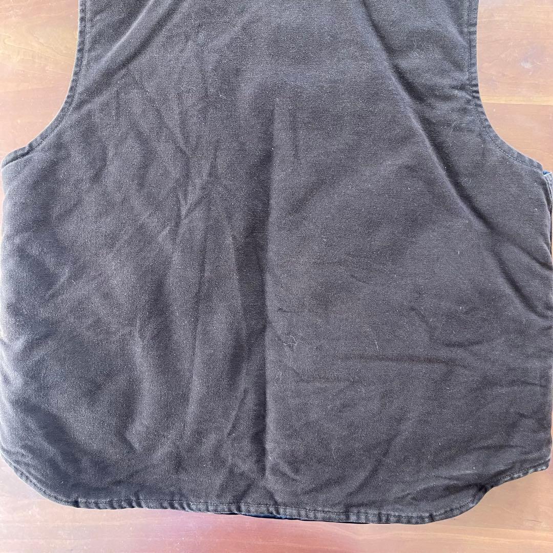 carhartt vtg ダックベスト V02 DKB L★USA★フェード
