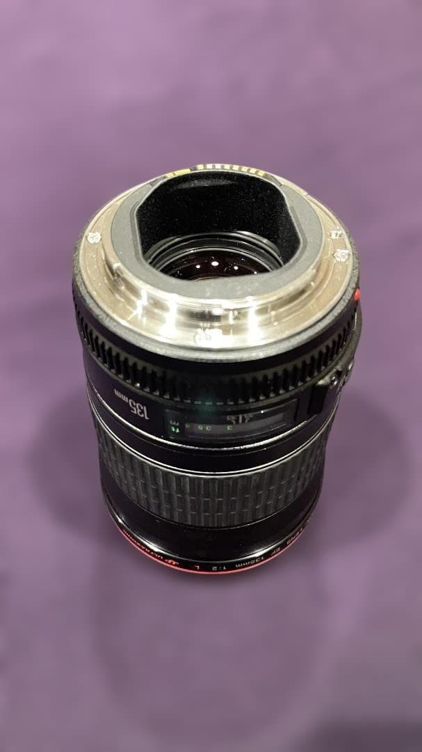 【超美品】EF135mm F2L USM　（レンズケース付）