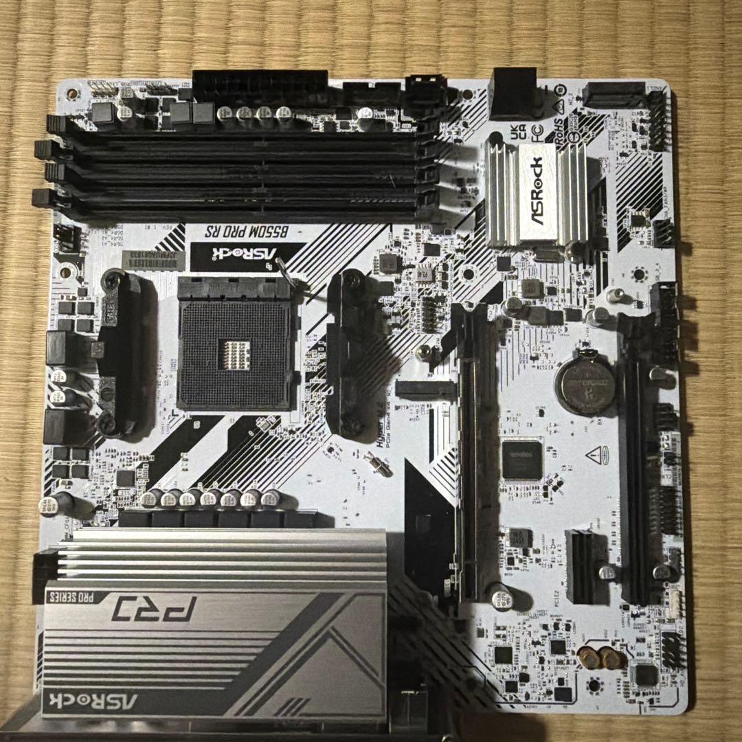 マザーボード ASRock B550M Pro RS+ AMD Ryzen 7 5700X